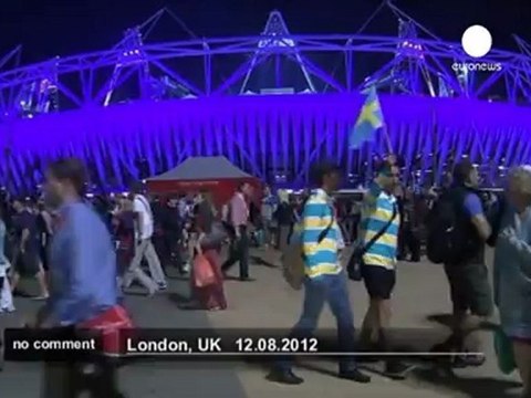 Spectacular fireworks during the London... - no comment