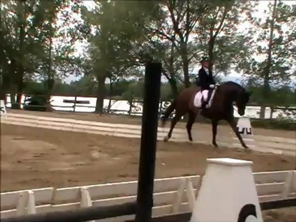 Cynthia cavalière non voyante,  1ère RLM D au Dicosa