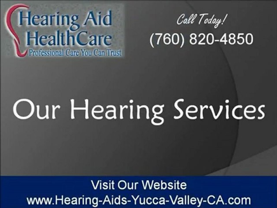 Our Hearing Services