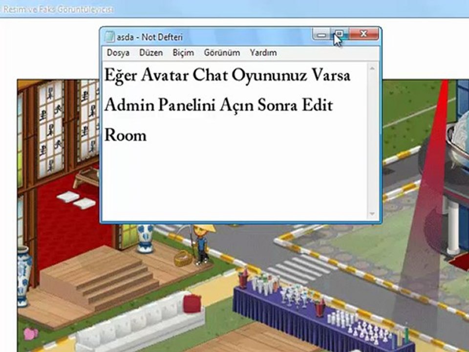 Photoshop & Avatar Chat Ders - 2 [Oyununuza Gif Oluşturma]