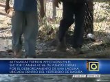 60 familias afectadas por desbordamiento de laguna Los Espineros en Puerto Ordaz