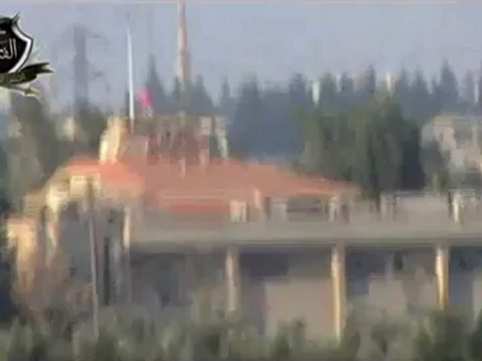 فري برس حمص تلبيسة كتائب الفاروق الضرب ب ودبابة   على حاجز ملوك  13-8-2012