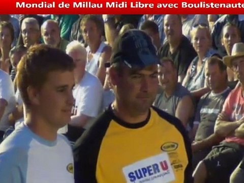 Demi-finales et finale du Mondial de Millau tête à tête 2012