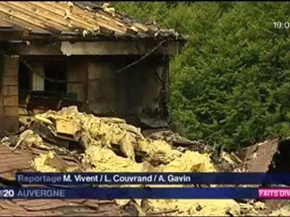 Suite de l'incendie au Lioran