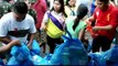 Philippine residents receive relief supplies
