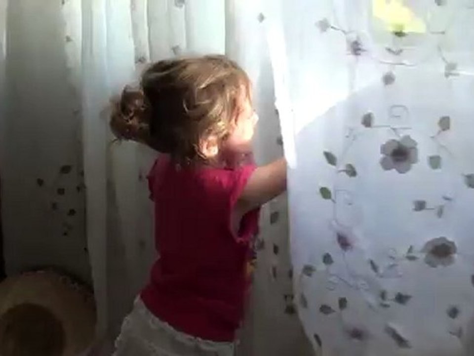 Toddler Entertains Herself