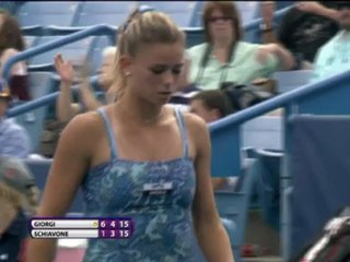 Giorgi vola, Schiavone al palo a Cincinnati