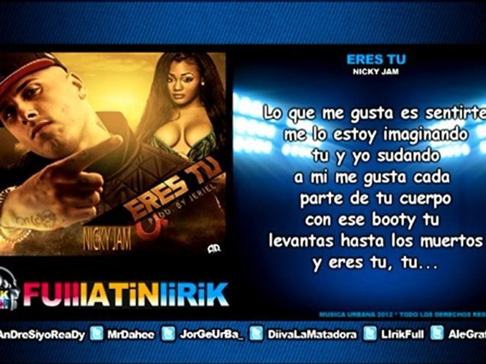 Nicky Jam - Eres Tu [Letra]
