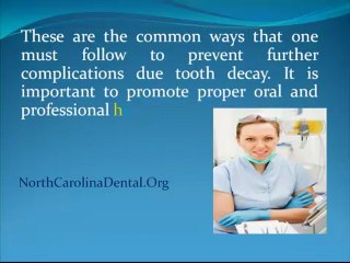 Cavities: Its Cure and Prevention