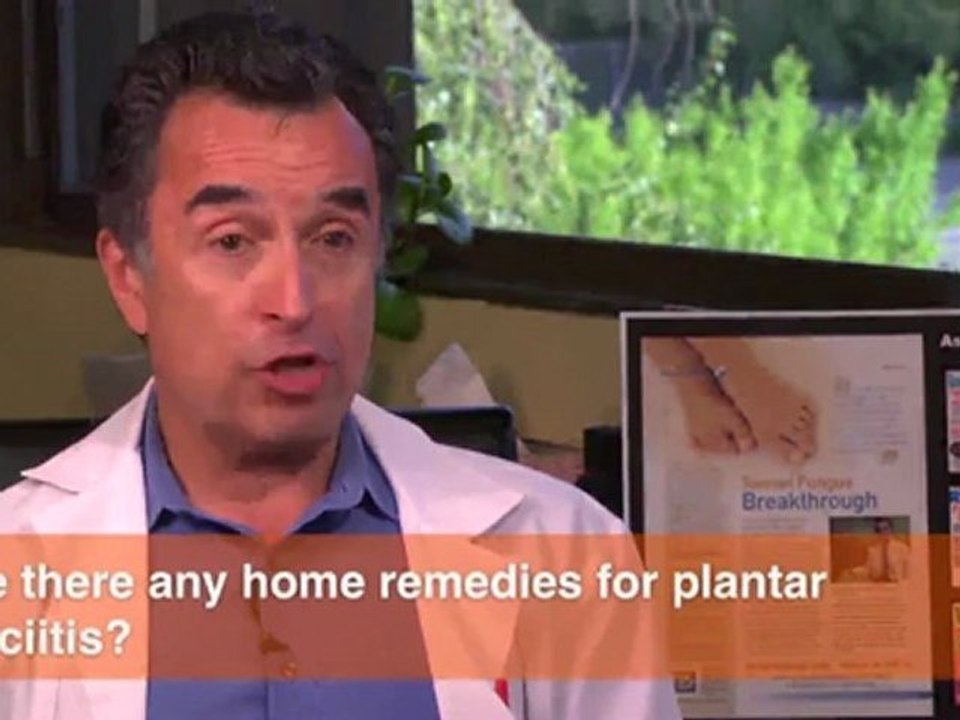 Are there any home remedies for Plantar Fasciitis?