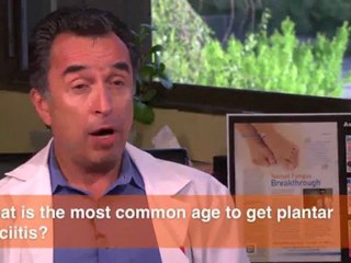 What is the most common age to get Plantar Fasciitis?