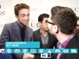 Robert Pattinson habla con  MTV en la Premier de Cosmópolis en NYC