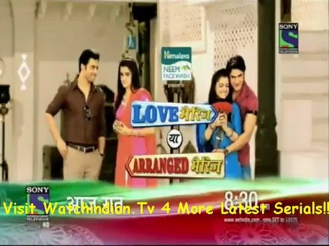 Love Marriage Ya Arranged Marriage-14th August 2012 PROMO