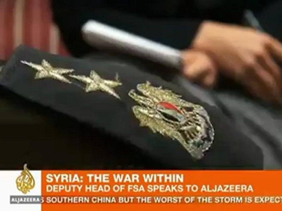 Syria: Al Jazeera speaks to FSA deputy commander