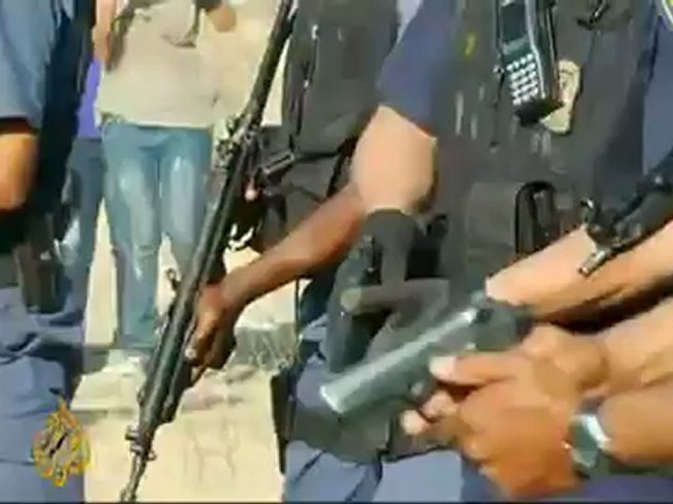 Police open fire on South African miners