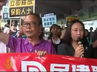 Japan weighs fate of pro-China activists