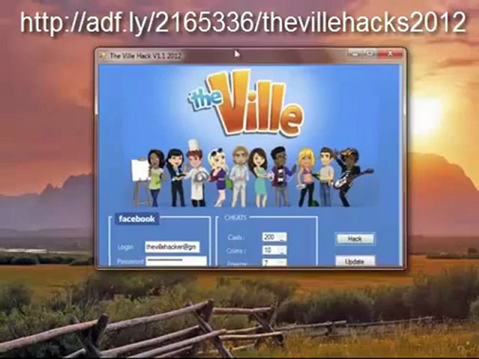 The Ville Hack Cheat Cash + Coins + Energy + LINK DOWNLOAD + August 2012 Update