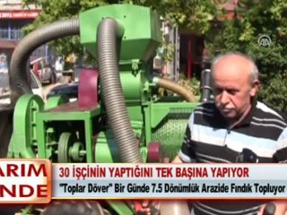 30 İŞÇİNİN YAPTIĞINI TEK BAŞINA YAPIYOR