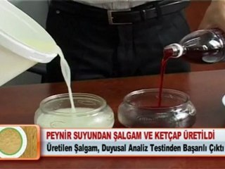 PEYNİR SUYUNDAN ŞALGAM VE KETÇAP ÜRETİLDİ