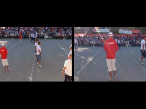 Pétanque : huitième de finale du Mondial de Millau Midi Libre triplette 2012