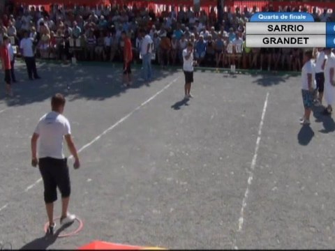 Pétanque. Quart de finale du Mondial de Millau triplette 2012