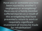 When the Unthinkable happens the Best Line of Defence May be a Personal Injury LawyerToronto Injury Victims Get the Help They Need