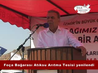 Foça Bağarası Atıksu Arıtma Tesisi yenilendi