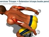 Extension triceps buste penchè