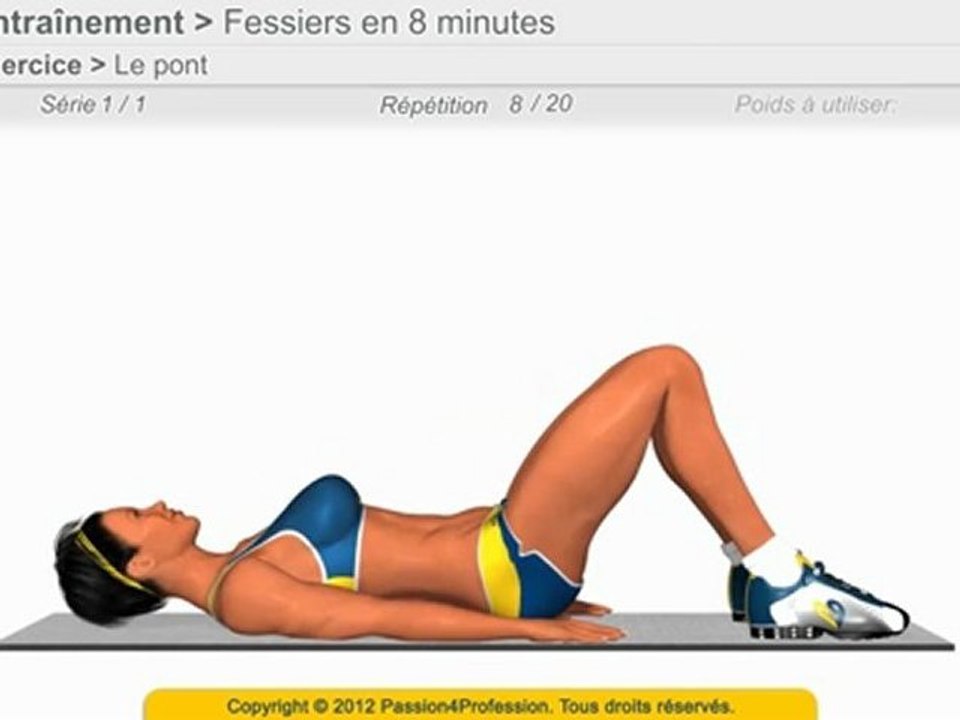 Fessiers en 8 minutes