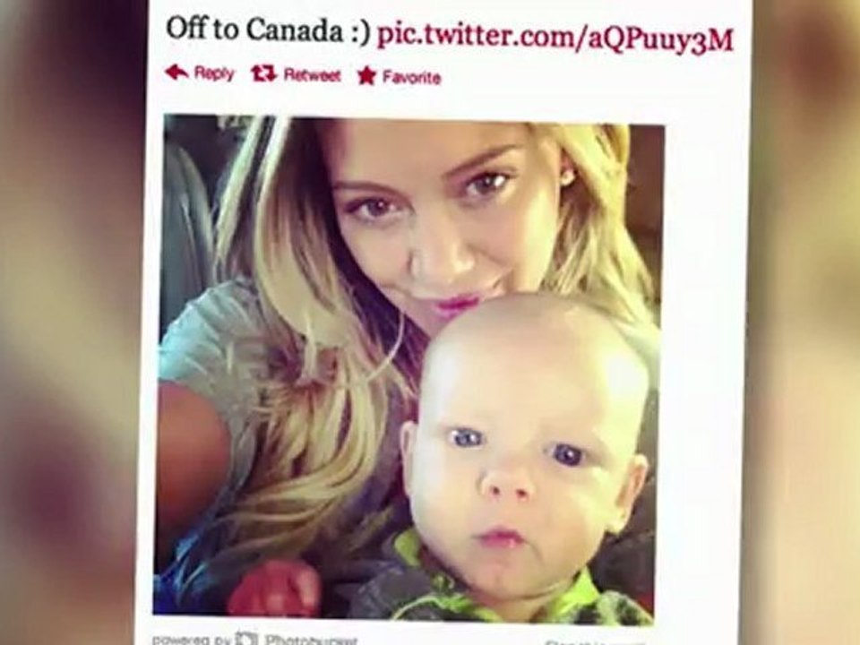 Hilary Duff twittert über zahnendes Baby