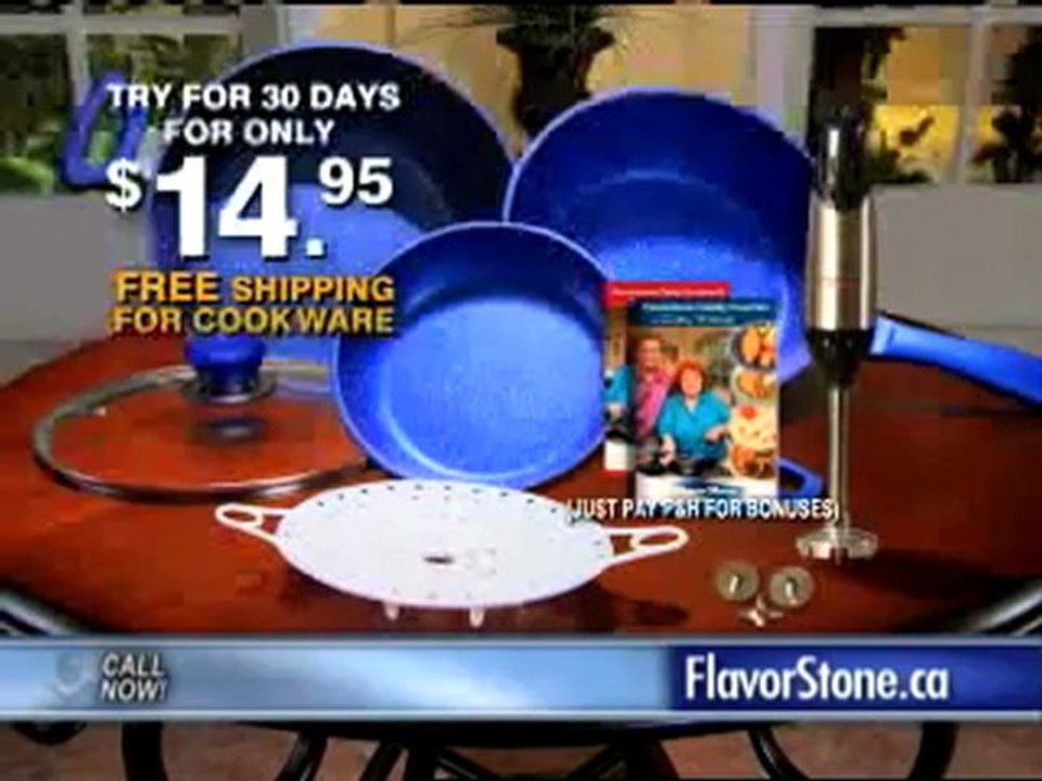 Flavorstone Cookware Set. Non Stick PFOA Free Cookware