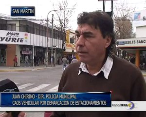 Demarcación de estacionamientos