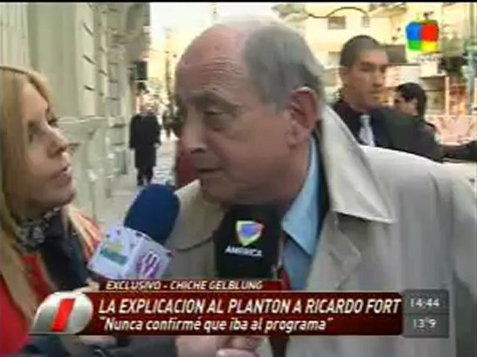 Pronto.com.ar Chiche le responde a Fort