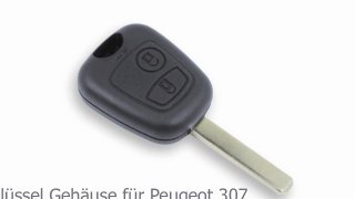 2 Tasten Ersatz Schlüssel Gehä​use für Peugeot 107 207 307
