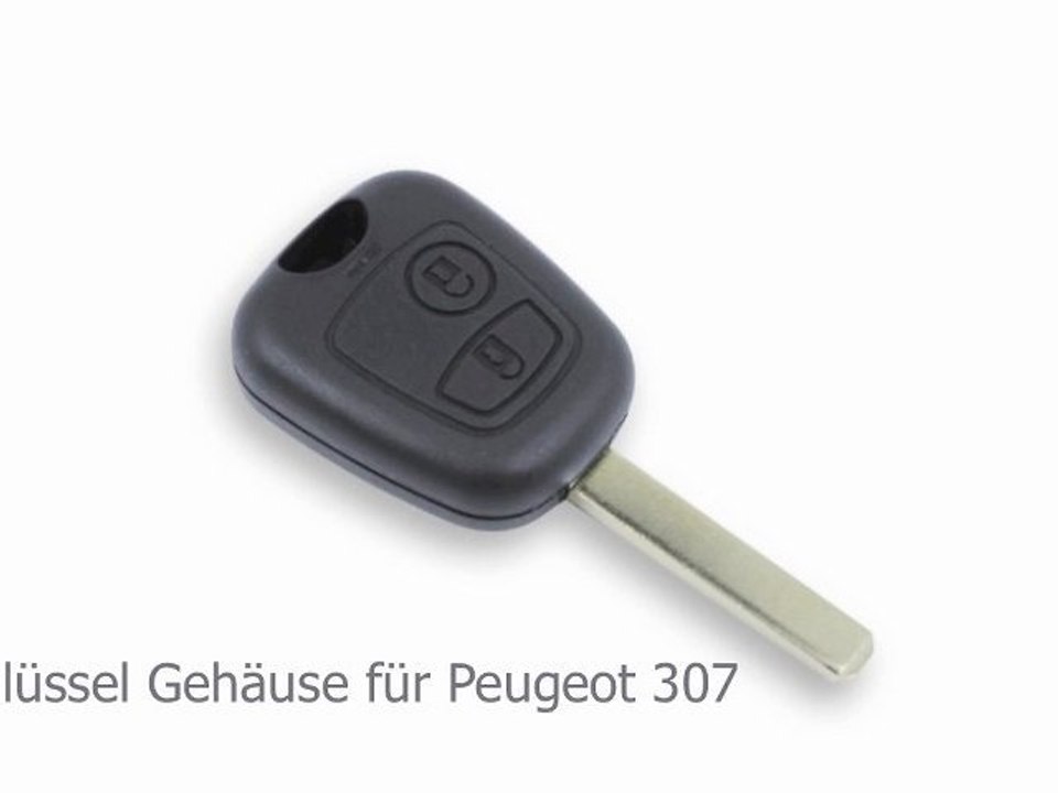 2 Tasten Ersatz Schlüssel Gehä​use für Peugeot 107 207 307