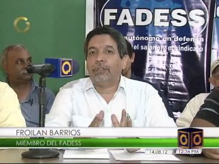 Representantes del Fadess aseguran que este gobierno desconoce la contratación colectiva