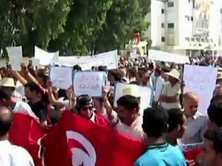 Huelga y protestas en Túnez