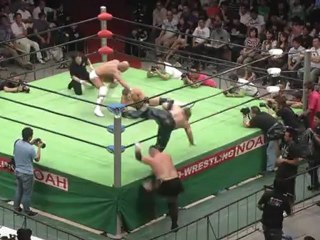 10. Akiyama & Saito (c) vs Magnus & Samoa Joe - (NOAH 07/22/12)