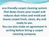 Think before hiring a good carpet cleaning company