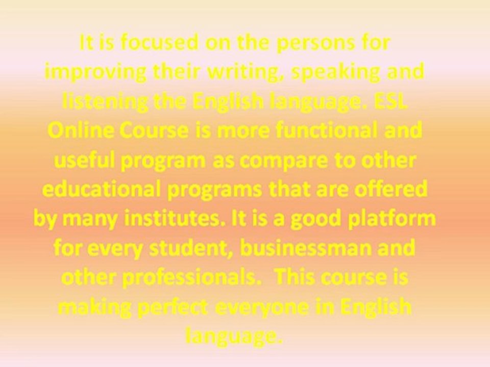 Learn English from Online English Courses