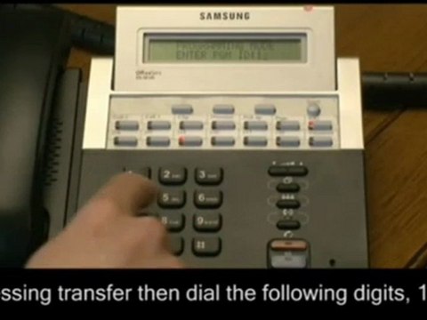 Changing the User Name of a Phone on Samsung Telephone Systems
