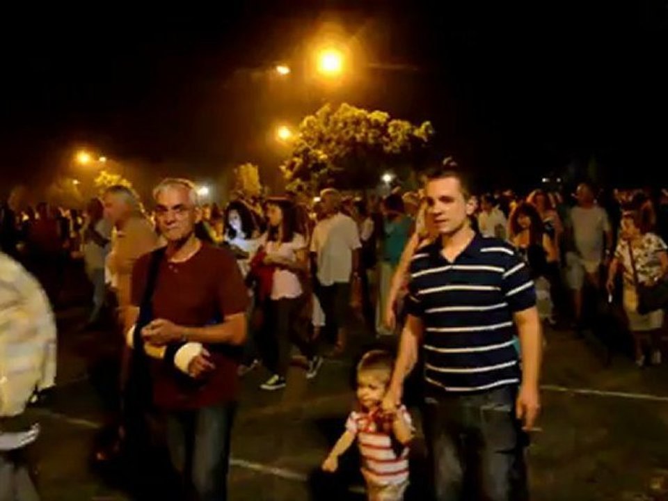 Reyssouze Août 2012. Feu d'artifice