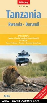 Travel Book Review: Tanzania, Rwanda and Burundi Nelles map (Nelles Maps) (French Edition) by Nelles Verlag