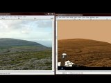 Des images etonnantes envoyé par Mars curiosity