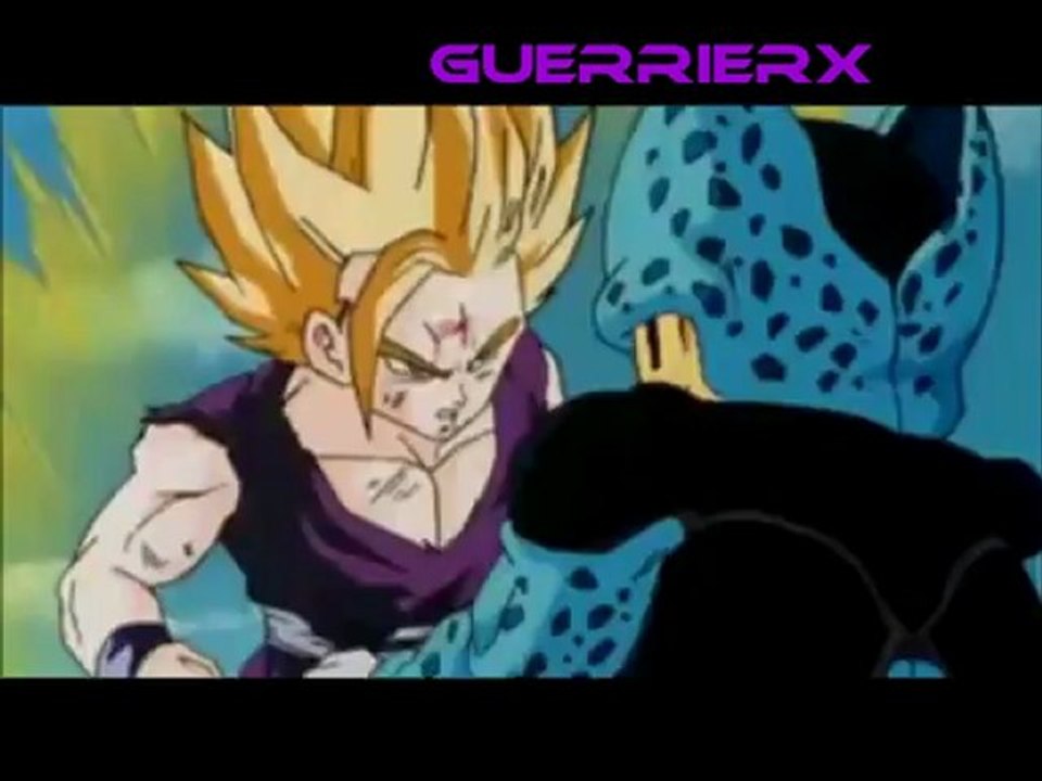 dragon ball kai SANGOHAN VS cell