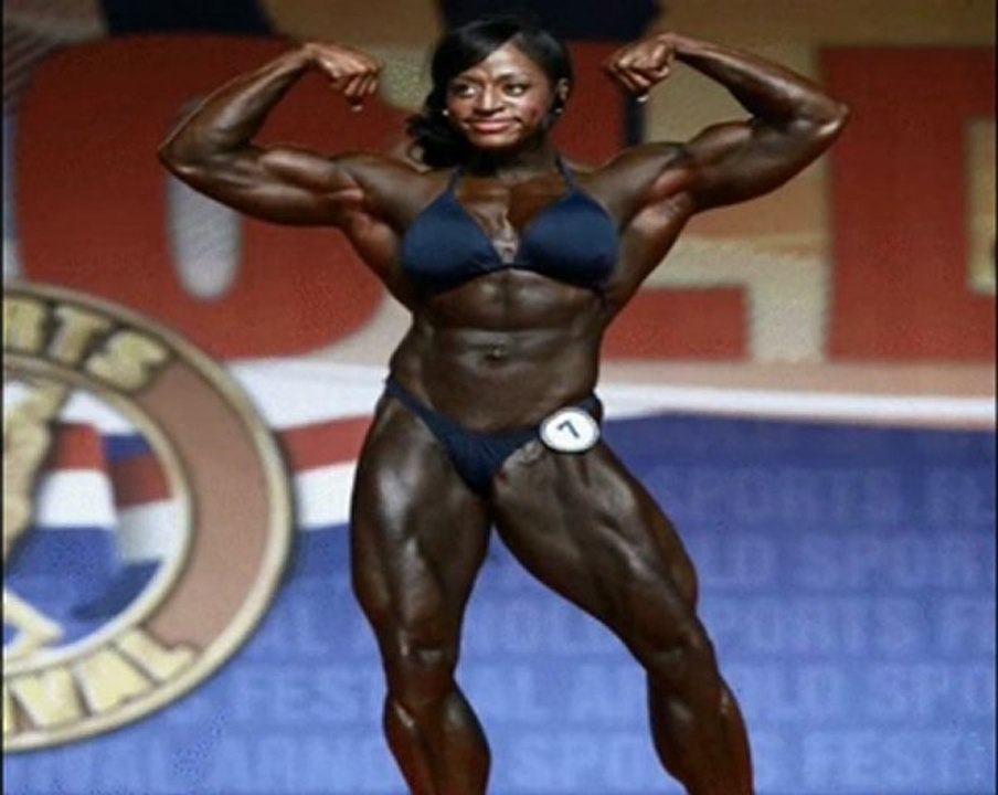 Young Monique Jones-2012 IFBB Arnold Classic - Prejudging