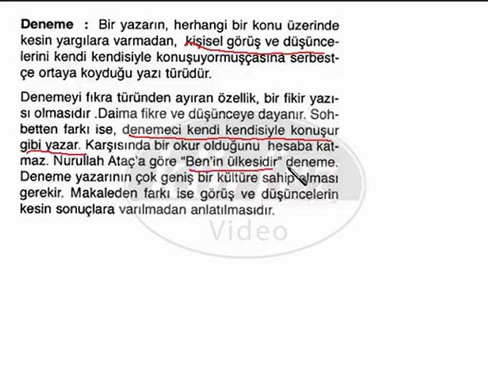 Yazı Türleri & Şiir Türleri