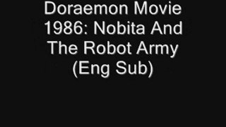 Doraemon Movie 1986: Nobita And The Robot Army (Eng Sub)