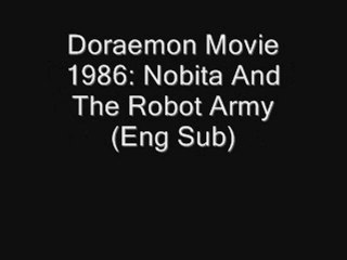 Doraemon Movie 1986: Nobita And The Robot Army (Eng Sub)