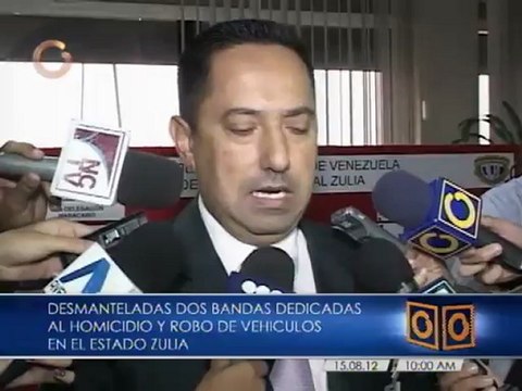 Desmantelan dos bandas dedicadas al homicidio y robo de vehiculos